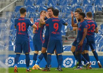 فيديو أتلتيكو مدريد يعزز صدارته للدوري الإسباني بثنائية أمام ريال سوسيداد