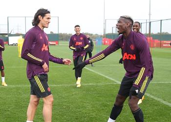 تشكيل مانشستر يونايتد أمام إيفرتون كافاني وبوجبا أساسيان