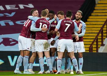 فيديو بدون تريزيجيه وبـ10 لاعبين أستون فيلا يصعق كريستال بالاس بثلاثية