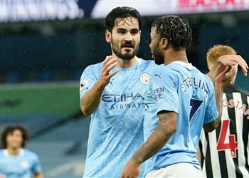 جوندوجان بعد فوز مانشستر سيتي على نيوكاسل الطقس منعنا من الرؤية