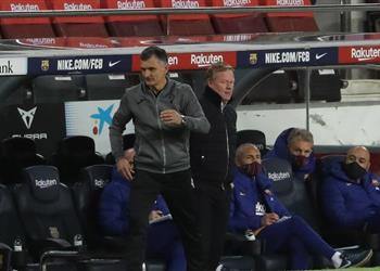 مدرب إيبار التعادل أمام برشلونة بمثابة انتصار وغياب ميسي مؤثر