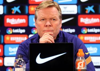 كومان يتحدث عن حالة ميسي وإصابة كوتينيو قبل مباراة برشلونة وهويسكا في الليجا