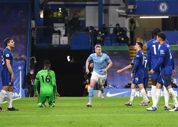 فيديو رقم سلبي لـ تشيلسي أمام مانشستر سيتي بعد تأخره بثلاثية في الشوط الأول