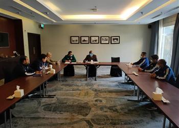 صور بيراميدز يرتدي الأزرق أمام الاتحاد الليبي في الكونفدرالية