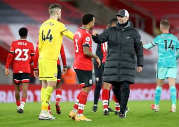 كلوب بعد خسارة ليفربول لعبنا لصالح ساوثهامبتون واللاعبون أخطأوا مثلي