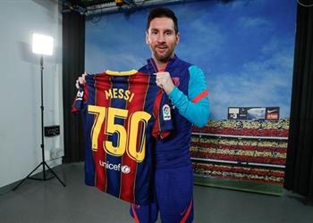 ميسي يعلق على وصوله للمباراة رقم 750 مع برشلونة