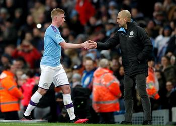 جوارديولا عن تجديد عقد دي بروين لست قلق ا ولكن