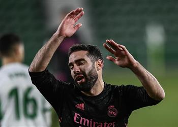 كارفاخال يتدرب منفرد ا استعداد ا لمواجهة أتلتيك بلباو