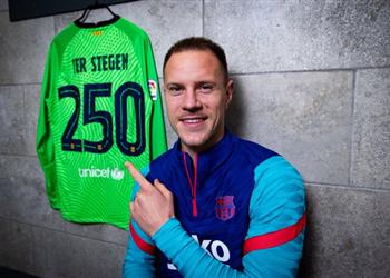 تير شتيجن سعيد بأنني أصبحت جزء من تاريخ برشلونة