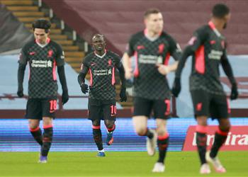 فيديو ماني يسجل هدف ليفربول الأول أمام أستون فيلا