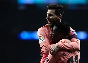 تشكيل برشلونة أمام غرناطة ميسي وديمبلي أساسيان وجريزمان في الهجوم