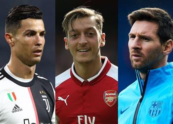 أوزيل يختار الأفضل بين ميسي ورونالدو ويشيد بـ راموس