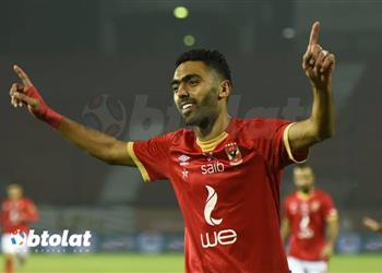 فيديو حسين الشحات يسجل هدف الأهلي الثاني أمام الإنتاج الحربي