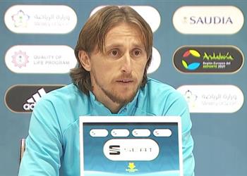 مودريتش يرد على تيباس بعد انتقاد زيدان ويؤكد هدفنا التأهل لنهائي السوبر الإسباني