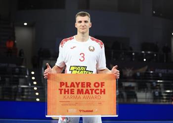 بعد التعادل مع روسيا كوليش لاعب بيلاروسيا رجل المباراة الافتتاحية بالمجموعة الثامنة