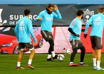 راموس يغادر الملعب قبل مباراة ريال مدريد وأتلتيك بلباو بالسوبر الإسباني