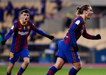 فيديو جريزمان يسجل هدف برشلونة الأول أمام أتلتيك بلباو