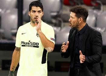 سيميوني م شيد ا بـ سواريز بعد ثنائية إيبار يفعل أشياء غير عادية