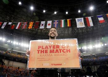 أحمد هشام دودو رجل مباراة مصر وبيلاروسيا في كأس العالم لليد