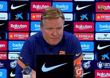 كومان يبدي استياءه من الصحفيين بسبب سواريز ويتوجه بسؤال لهم