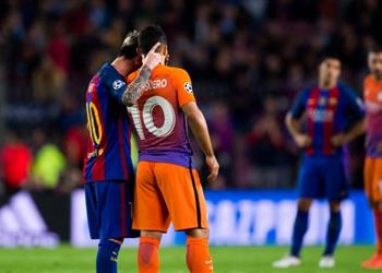 لإقناع ميسي بالبقاء محادثات بين برشلونة وأجويرو