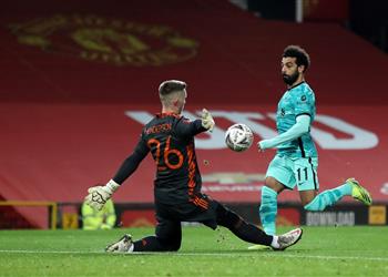 تعرف على تقييم محمد صلاح بعد هزيمة ليفربول أمام مانشستر يونايتد