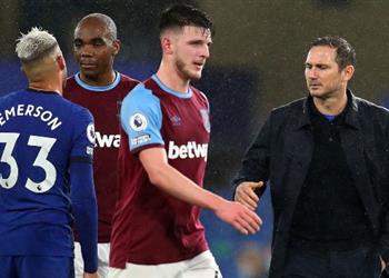 تيليجراف إقالة لامبارد توقف مفاوضات تشيلسي لضم رايس