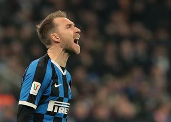 فيديو إريكسين يسجل هدف إنتر الثاني أمام ميلان في كأس إيطاليا