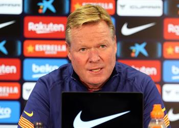 كومان يتحدث عن صفقة جارسيا ويعترف برشلونة لن يفوز بالكثير من الألقاب