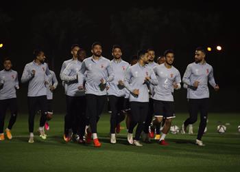 مران الأهلي موسيماني يحاضر اللاعبين وتأهيل محمد هاني ووليد سليمان