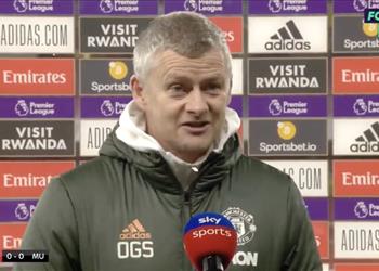 سولشاير عن التعادل مع آرسنال خطوة إلى الأمام وسعيد بأداء اللاعبين