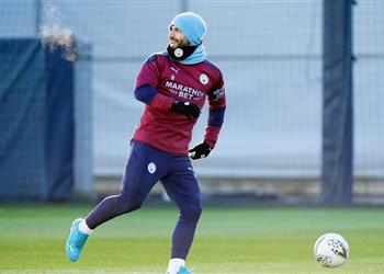 نبأ سعيد لـ مانشستر سيتي قبل مباراة ليفربول أجويرو ي علن التعافي من كورونا