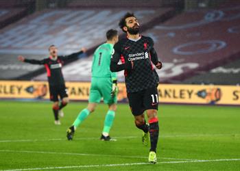 فيديو محمد صلاح يتفوق على جيرارد وأوين بهدفيه أمام وست هام