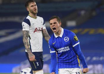 تروسارد بعد تسجيله هدف فوز برايتون أمام توتنهام فرصة واحدة كافية