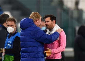 كومان تحدثت إلى ميسي في منزله ولا يمكنني رؤيته بقميص غير برشلونة