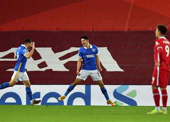 فيديو ألزاتي يسجل هدف برايتون الأول أمام ليفربول