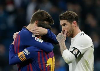 بيكيه يجيب هل يتحكم ميسي وراموس في إدارتي برشلونة وريال مدريد