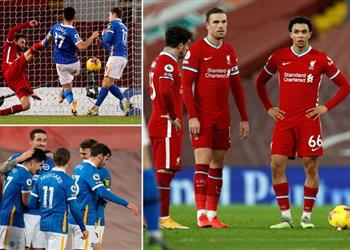 ماذا حدث لـ ليفربول في 2021 سلسلة لا فوز في آنفيلد والابتعاد عن لقب البريميرليج