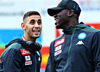 نابولي يعلن إصابة فوزي غلام وكوليبالي بفيروس كورونا