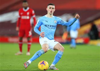 فيديو من صاروخية فودين يسجل هدف مانشستر سيتي الرابع أمام ليفربول