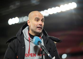 جوارديولا يتغنى بـ نجم مانشستر سيتي بعد رباعية ليفربول ويؤكد لا يوجد بطل الآن