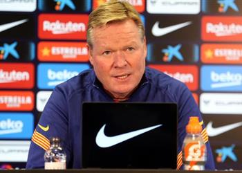 كومان يوضح حالة مصابي برشلونة قبل مواجهة إشبيلية