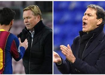 كومان يرد بقوة على مدرب ليون ويشيد بـ ميسي وإبراهيموفيتش