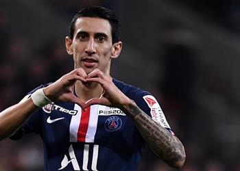 بوتشيتينو ي علن موقف دي ماريا من مباراة برشلونة وباريس سان جيرمان