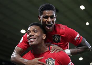 رقم مميز لـ راشفورد ومارسيال في مباراة مانشستر يونايتد ووست هام