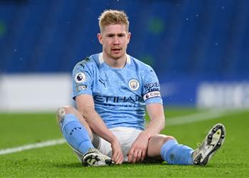 جوارديولا يكشف تطورات إصابة دي بروين