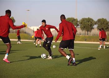 مران الأهلي موسيماني يجتمع باللاعبين استعداد ا لمواجهة بالميراس في مونديال الأندية