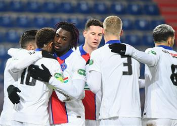 فيديو ليلة إصابة نيمار باريس سان جيرمان يتأهل لدور الـ32 في كأس فرنسا أمام كاين