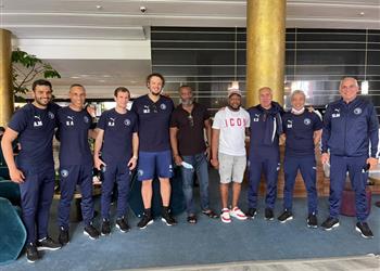 بعثة بيراميدز تجري مسحة استعداد ا لمباراة راسينج كلوب في الكونفدرالية