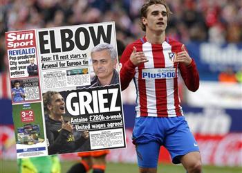 تقارير الميركاتو جريزمان يتوصل لإتفاق مع مانشستر يونايتد براتب إسبوعي 330 ألف يورو